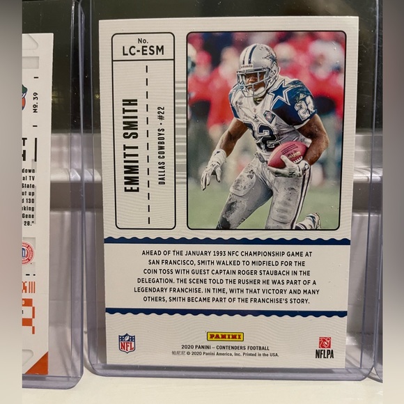 Dallas Cowboys Emmitt Smith / Roger Staubach Panini Football Card Lot - Picture 6 of 11